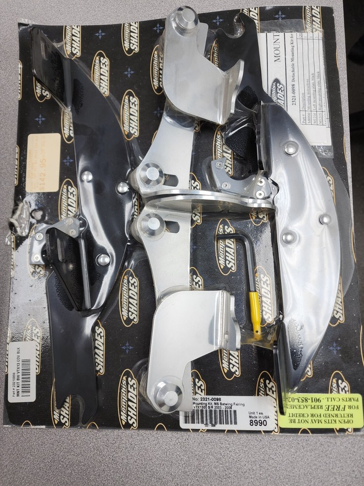 Memphis windshields mounting kit batwing