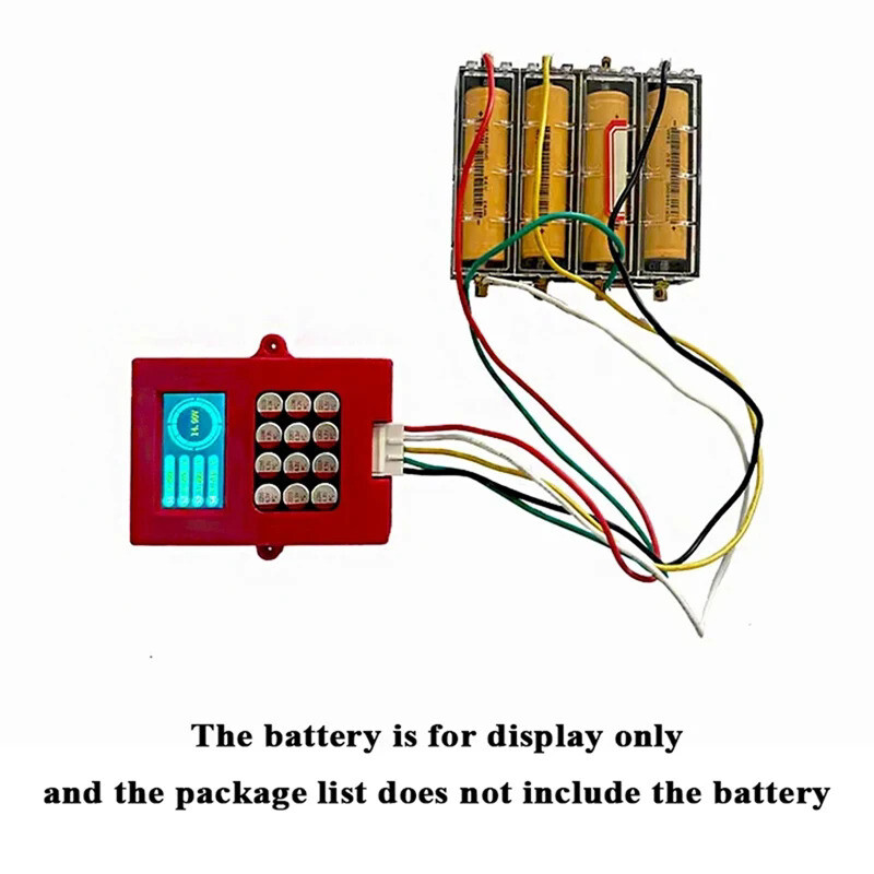 4S Li-ion LiFePo4 Battery Pack 5A Active Equalizer Balancer with Voltage display