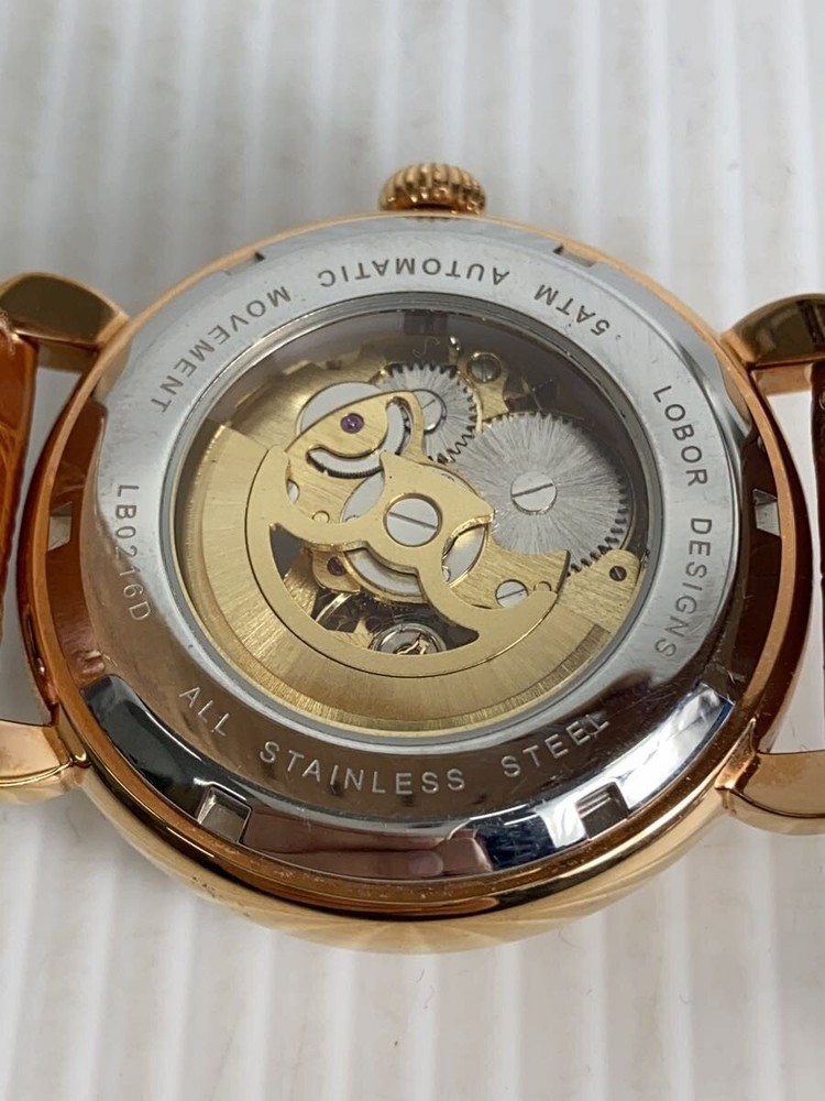 LOBOR Automatic Watch Analog Brown