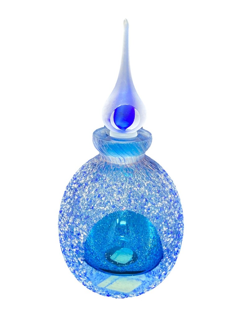 3 Vintage Geode Perfume Bottles - Read