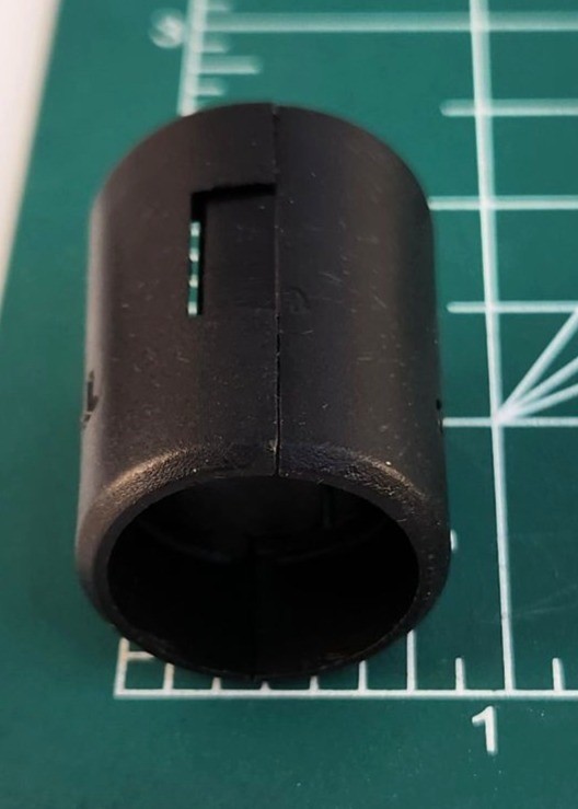 Wire Shelf Lock Clips 4 Pairs Brackets Split Sleeves Plastic For 1" Diameter Pos