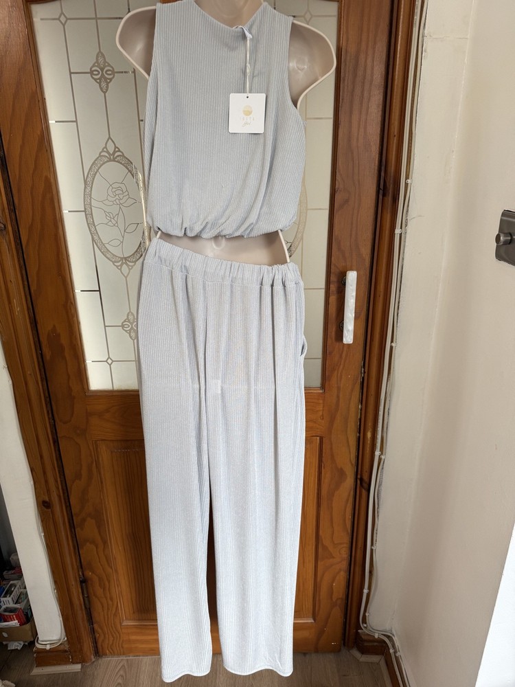 Silver 2 Piece Co - Ord Set - One Size - BNWT