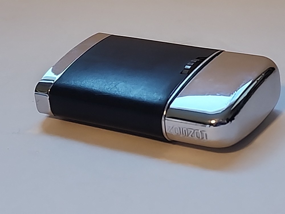 Vintage Ronson Lighter Black Silver Cigarette Lighter