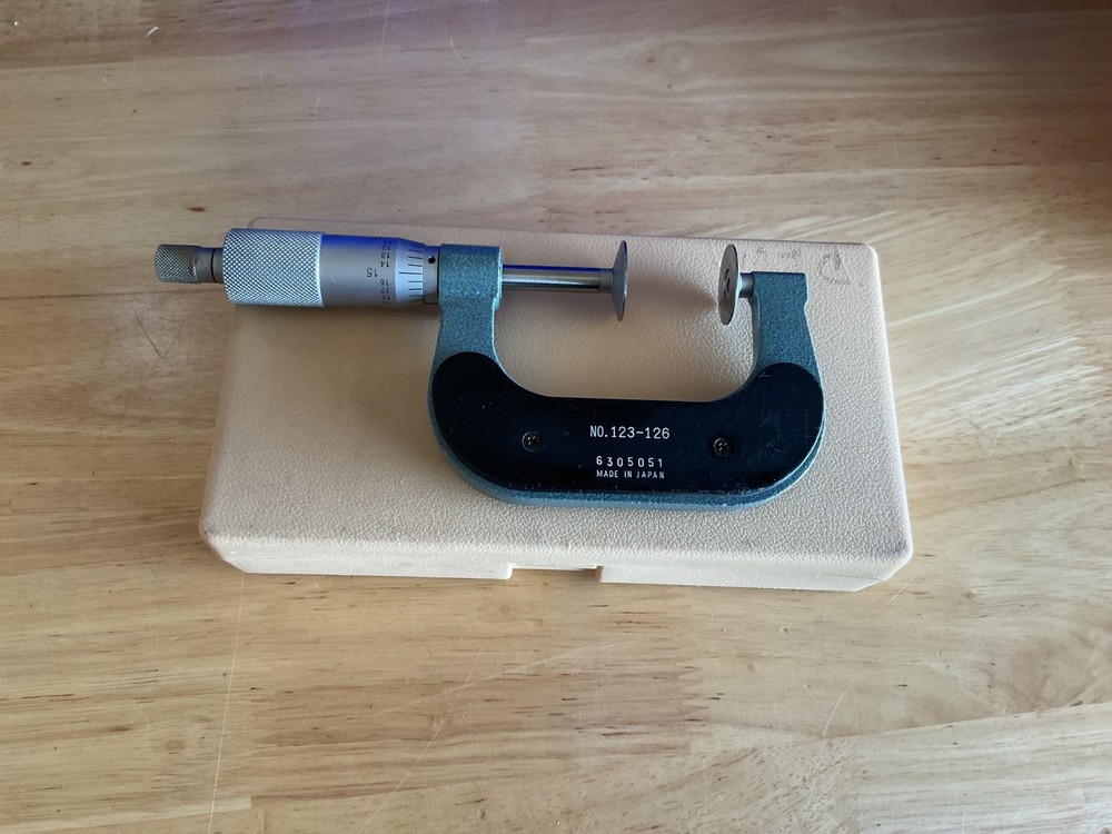 1”-2” Mitutoyo Disc Micrometer