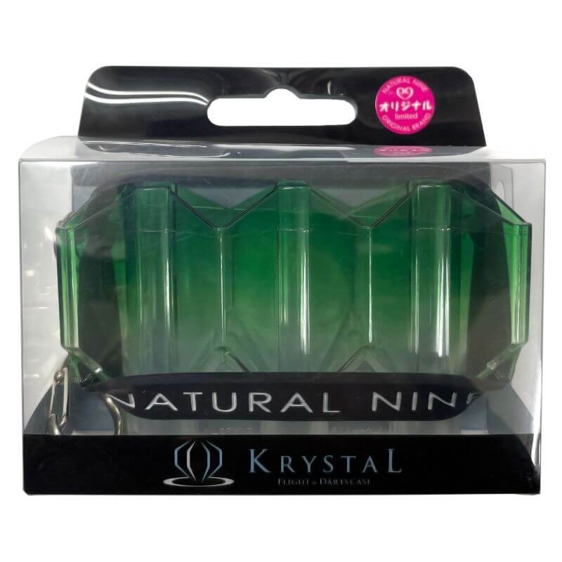 Natural Nine Crystal Forest Green Gradient Flight Case