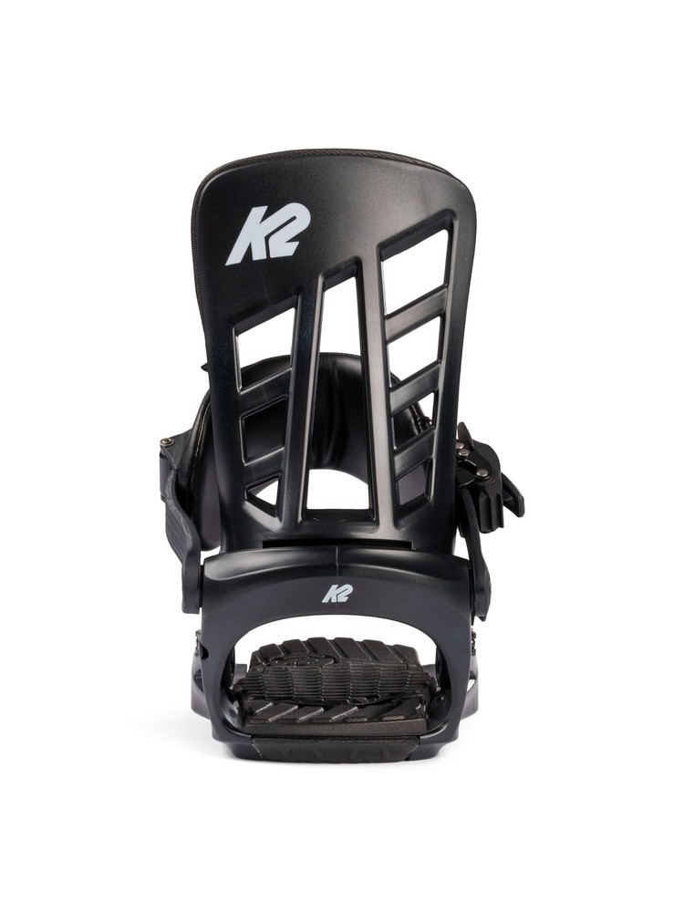 K2 Indy Men's Snowboard Bindings, Black, Medium