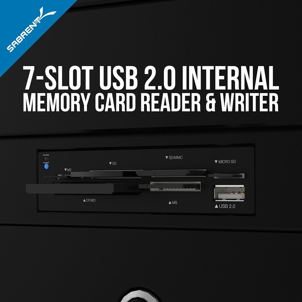 Versatile 3.5-Inch Internal Flash Card Reader with 74 Media Types Supported
