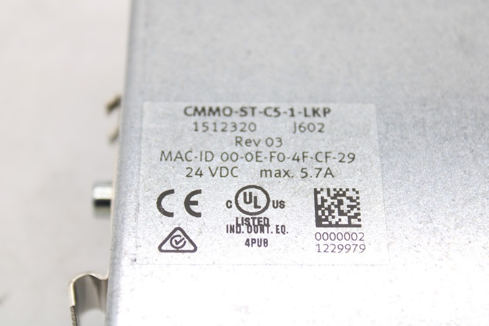 Festo CMMO-ST-C5-1-LKP Motor Controller 1512320