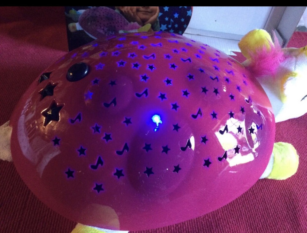 Unicorn Plush Night Light Starry Sky Children