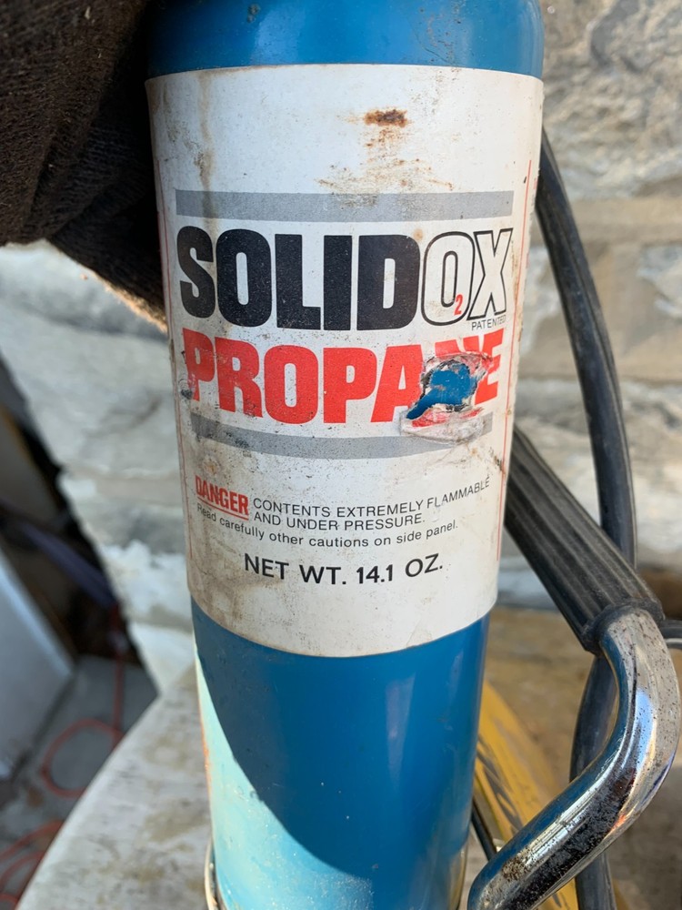 Solid OX2 Solid oxygen Welding Torch Brazes Welds Cuts Solders UNTESTED