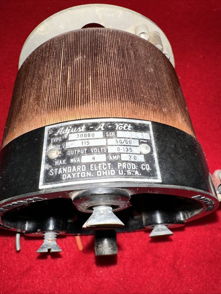 Vintage Adjust-a-Volt 300BU Variac Variable Auto Transformer