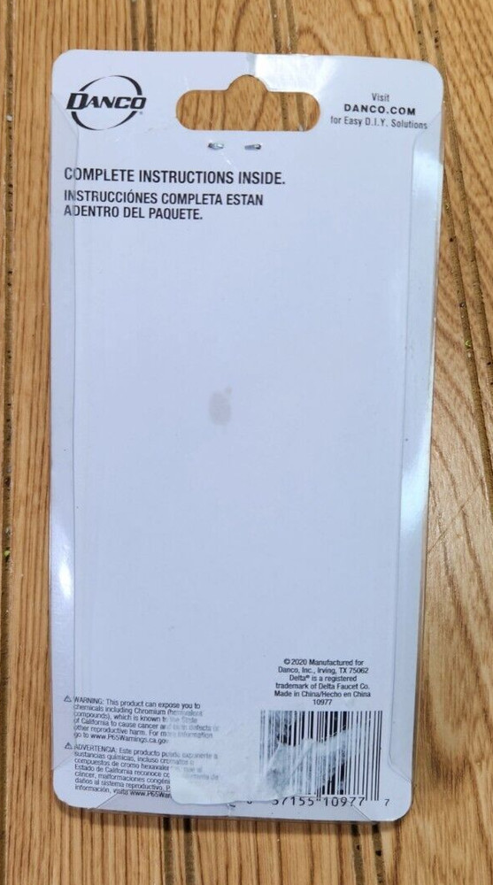 Danco Tub Shower Single Handle Replacement Chrome Grey 10977