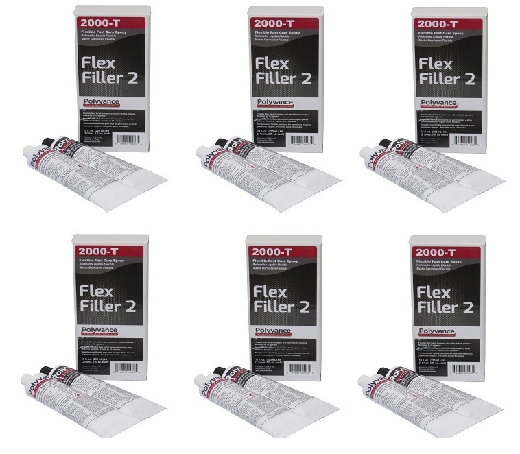 Polyvance 2000-T Flex-Filler 2 Flex Epoxy Adhesive (6 Pack)