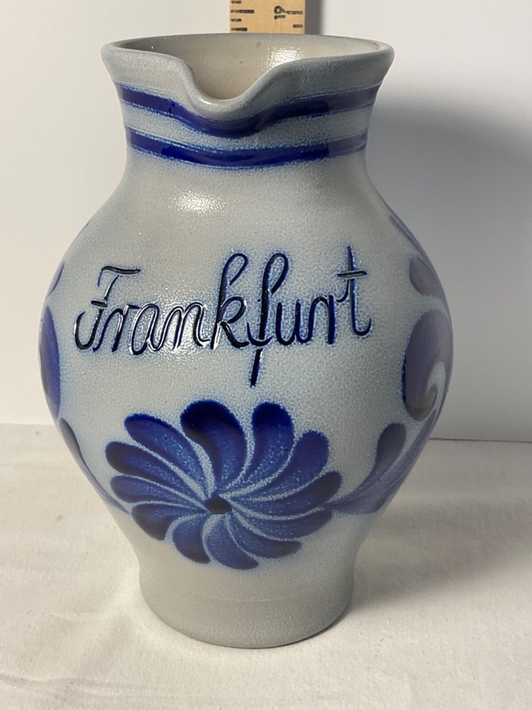 FRANKFURT pottery pitcher Schltz 1L