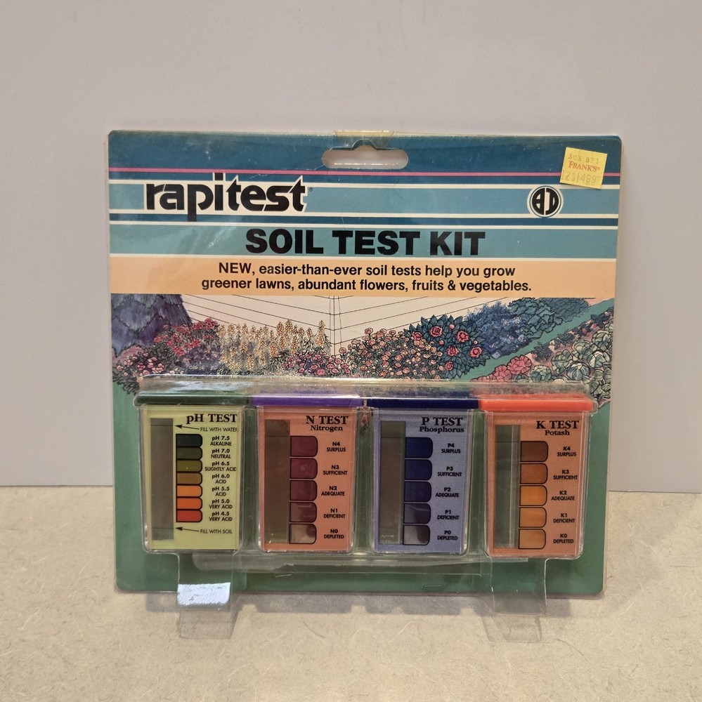 Rapitest Test Kit for Soil pH Nitrogen Phosphorous and Potash