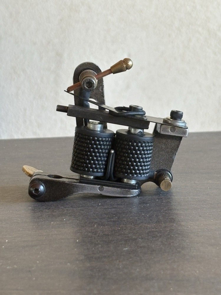 Floral Engraved Coil Tattoo Machine