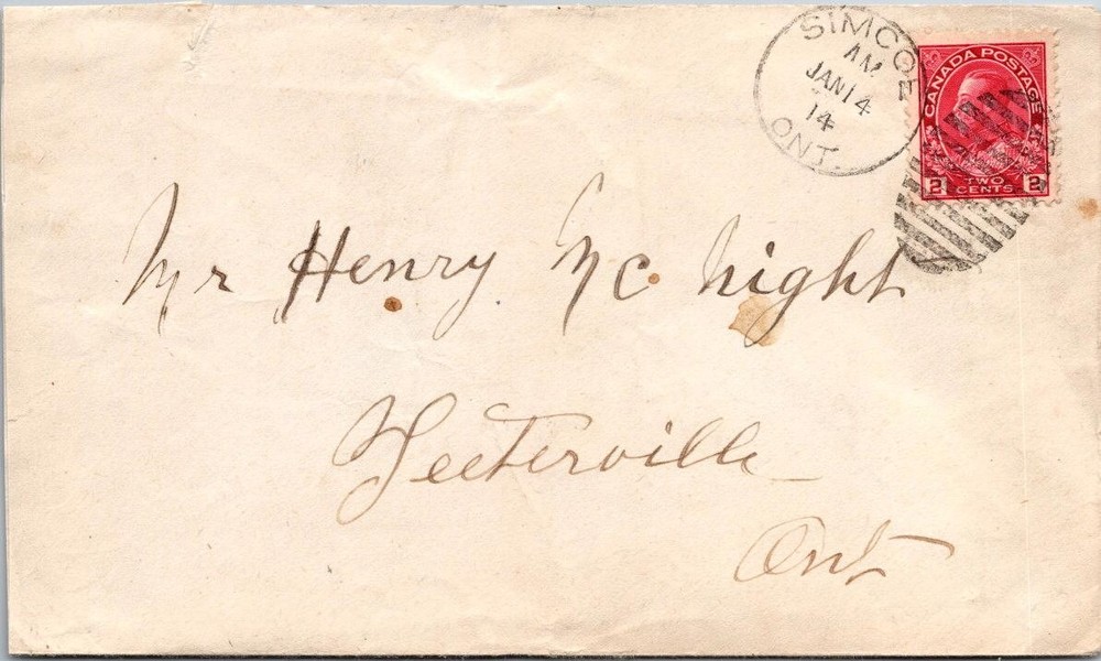Canada 1914 Simcoe Ontario - A02204