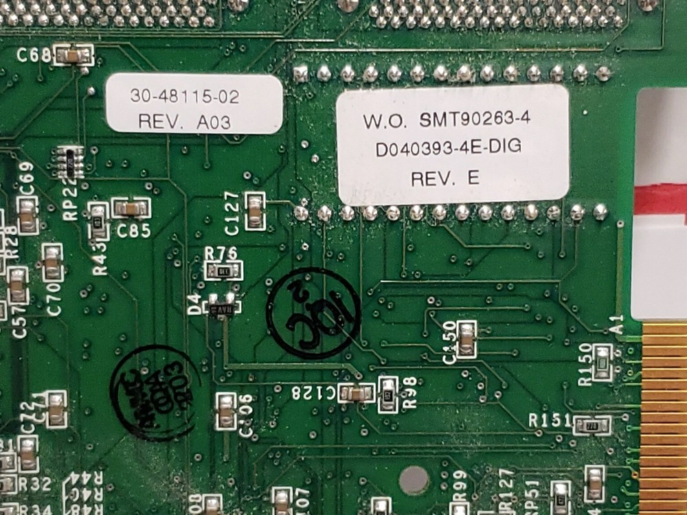 DEC DIGITAL 30-48115-02 PCI RAID CONTROLLER, D040393-4E-DIG, D5NDAC960PD-3