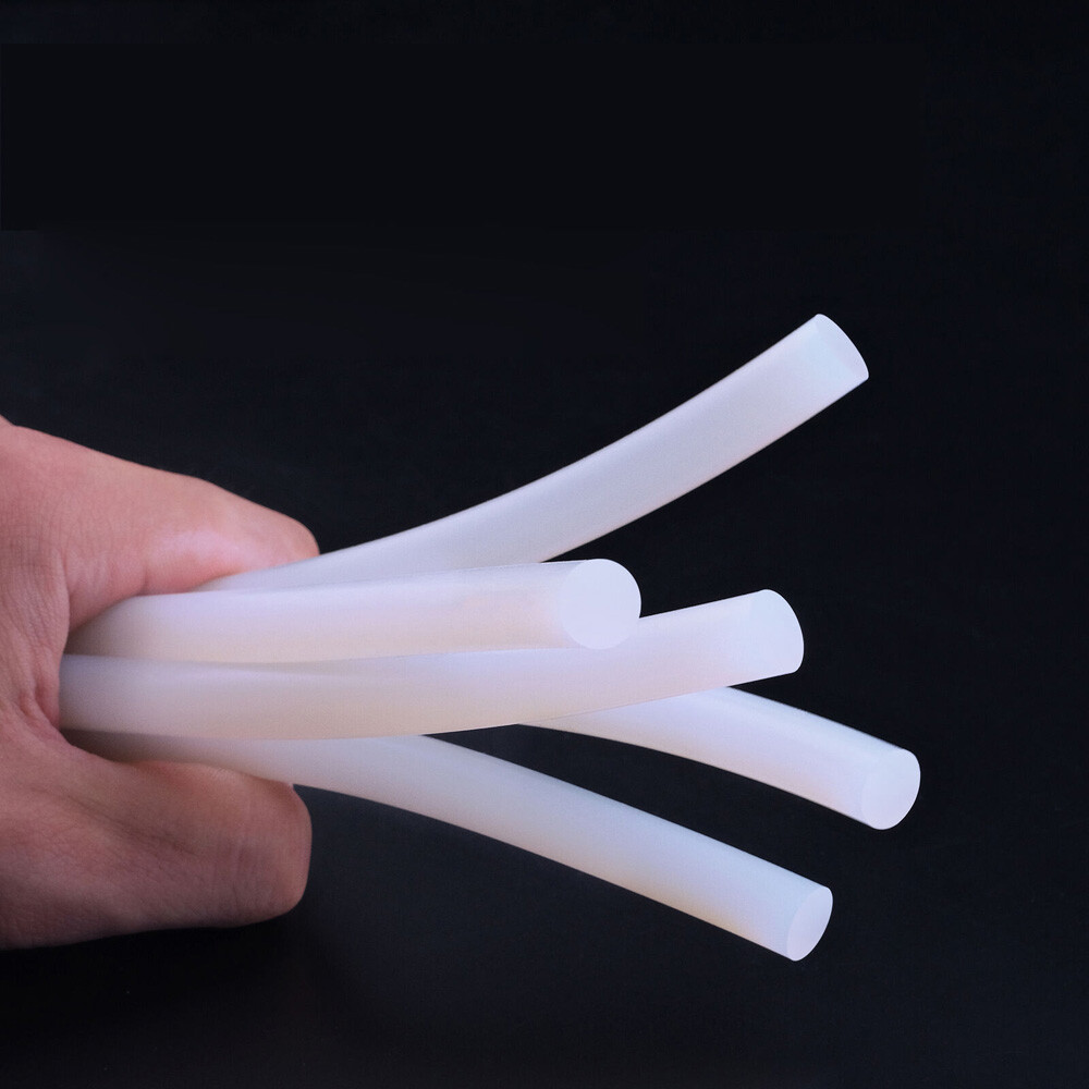 Silicone Solid Rubber Sealing Strip Round Bar Rods Ø1-30mm High Temp Waterproof