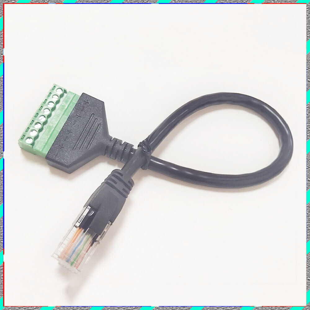 Solderless belt screws can be fixed terminal RJ45 network cable extension cable