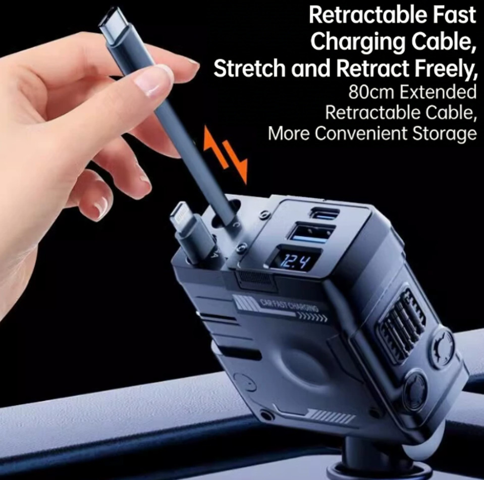 4 ports Cigarette Lighter Socket Splitter Power Adapter Car Charger,fast