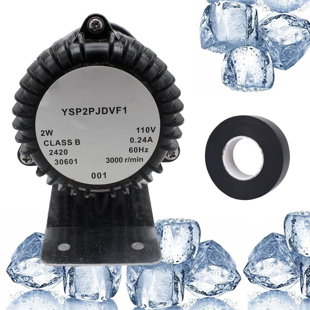 Durable Water Circulating Pump for Ice Makers - Quiet 2W Operation, Easy Install
