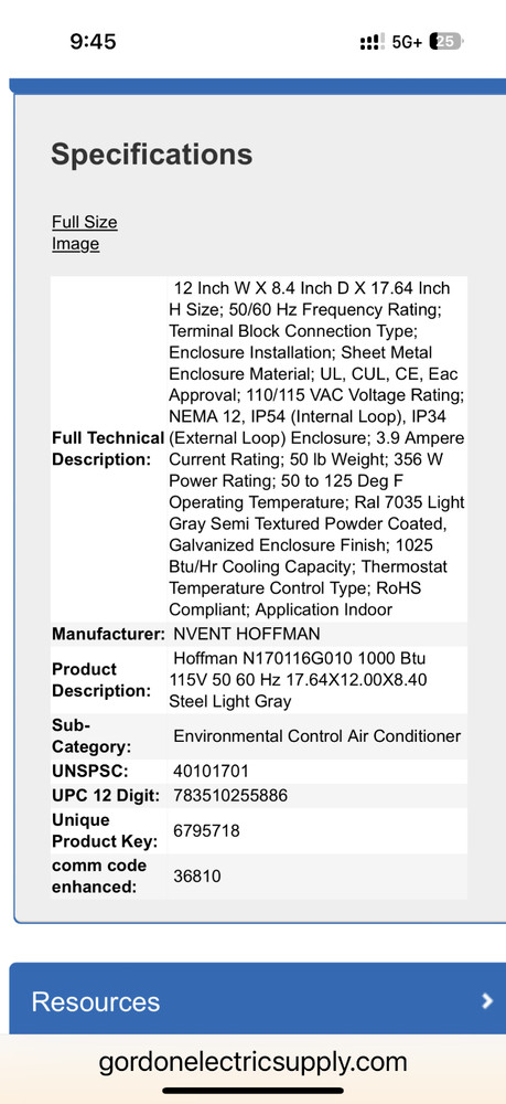 Environmental Control Air Conditioner