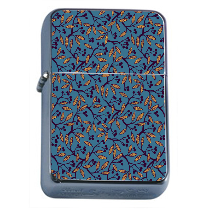 Popular Patterns D4 Flip Top Oil Lighter Wind Resistant