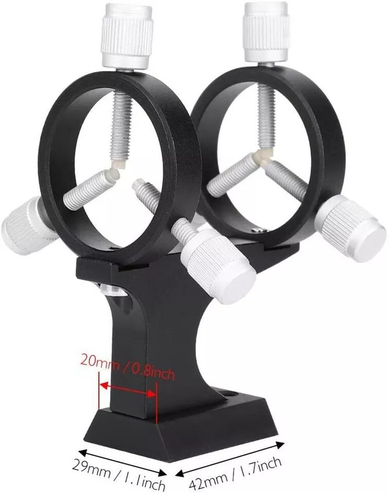 Aluminum Adjustable Laser Pointer Finder Scope Bracket for Astronomical Telescop