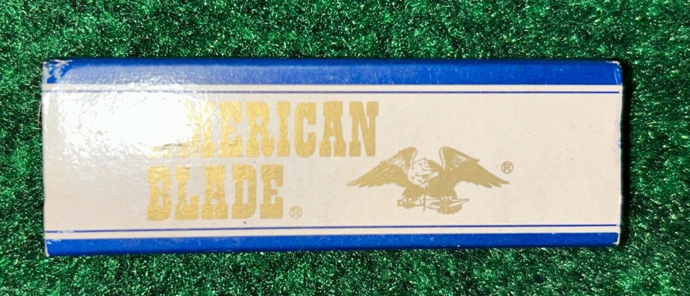 American Blade AB-16 Lockback Pocket Knife bone handle