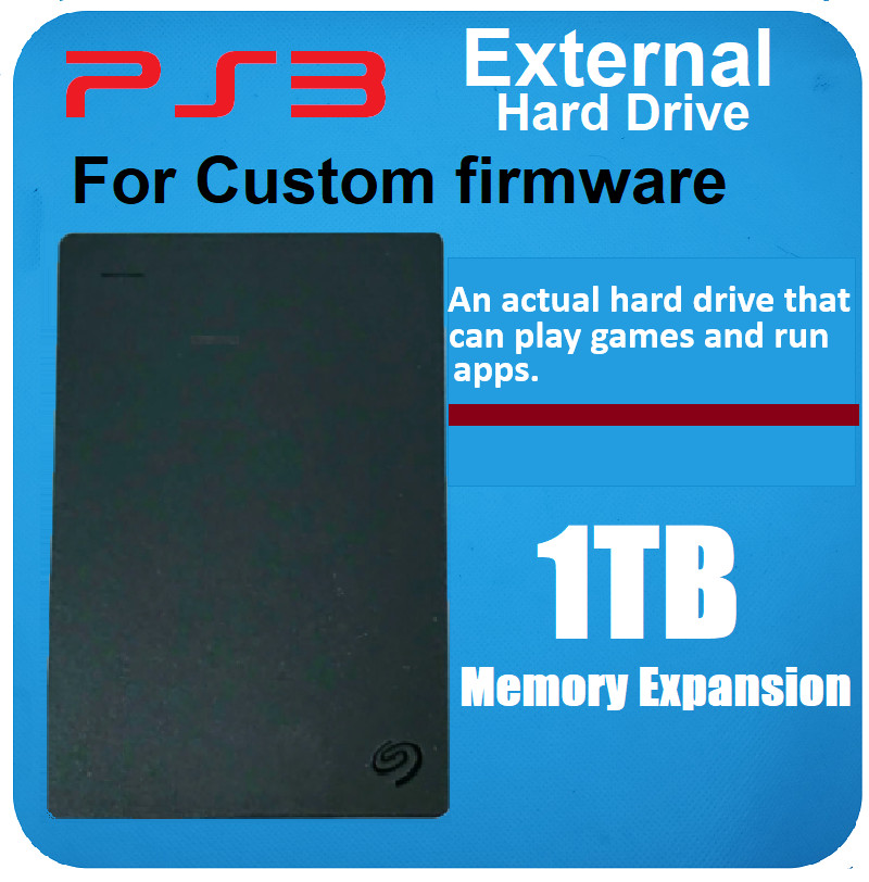 PS3 External Hard Drive 1TB FAT32 format