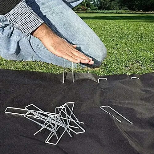 6 inch Galvanized sod Staples 1000pcs 11ga