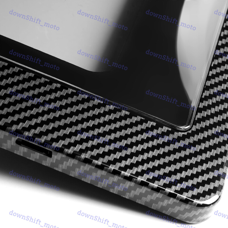 For NISMO Carbon Fiber Style License Plate Frame +Bracket