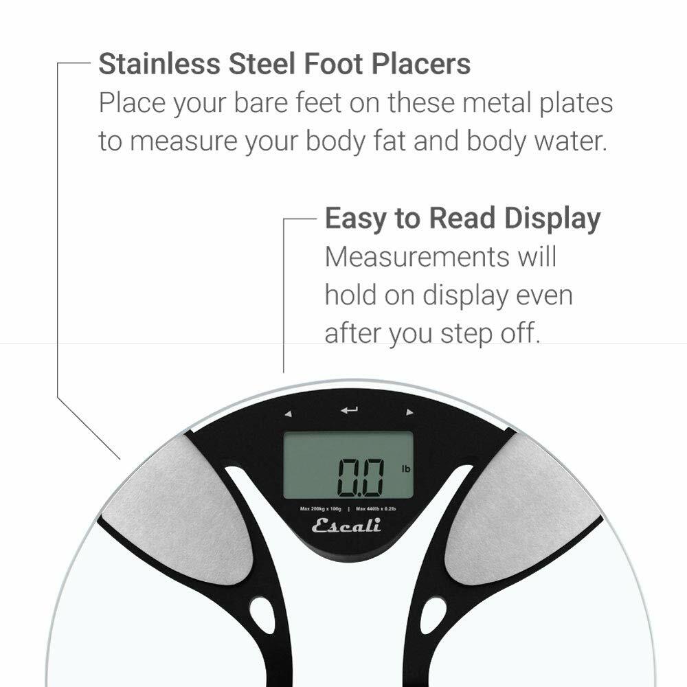 Escali Ultra Slim Body Composition Scale BFBW180