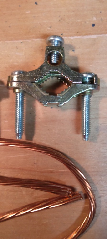 WATER HEATER GROUNDING STRAP