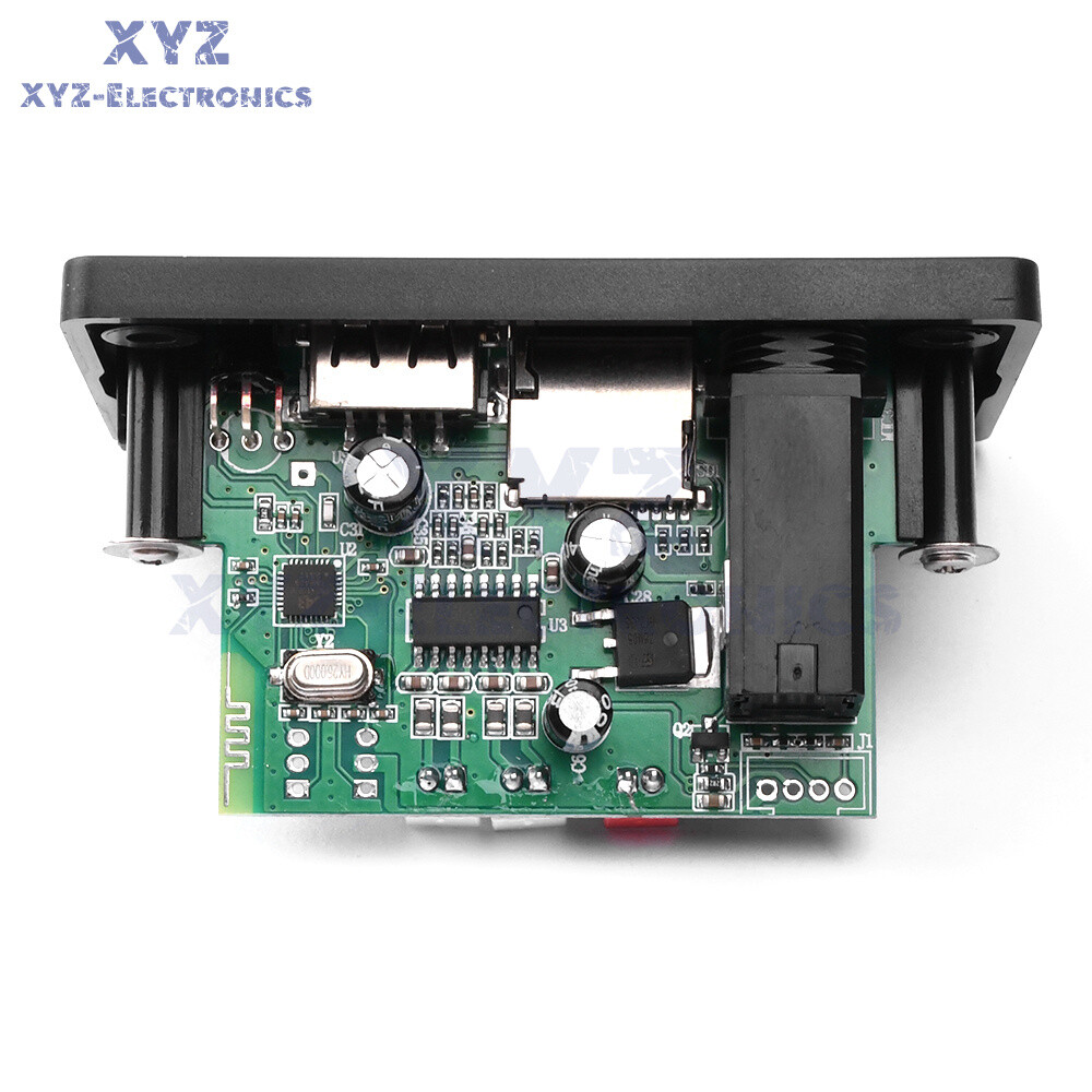 DC7-16V Bluetooth MP3 Decoder Board Car Audio Microphone USB FM Player Speaker