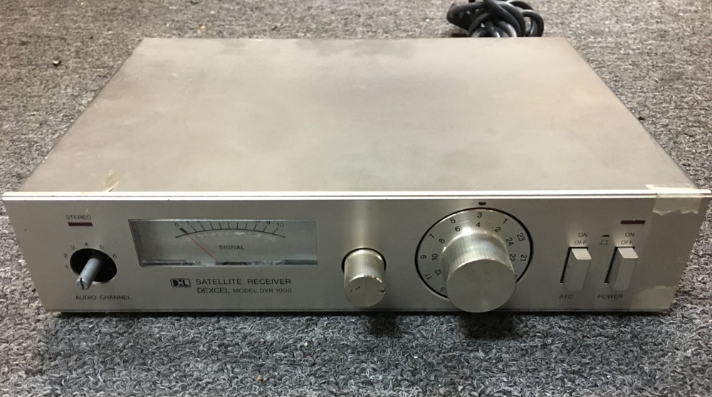 SATELLITE RECIEVER DEXCEL MODEL DXR 1000, JAPAN, UNTESTED