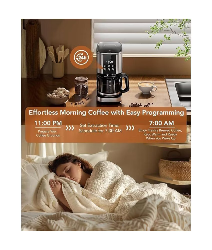 10-Cup Drip Coffee Maker, Black