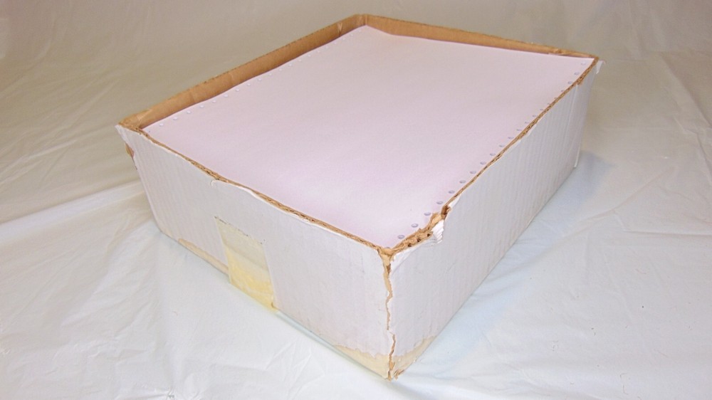 Continuous Feed Computer Paper for Dot Matrix Printer Blank 9.5X11 Inches