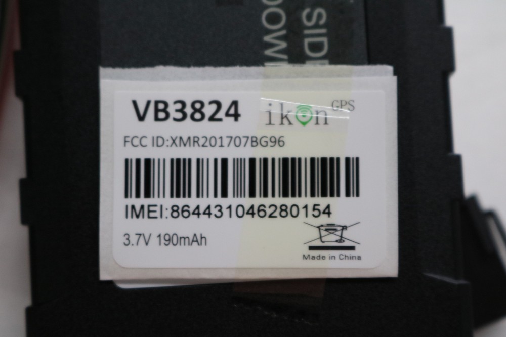 ikon GPS Tracker VB3824 Vehicle Asset Tracking Device w/ Harness