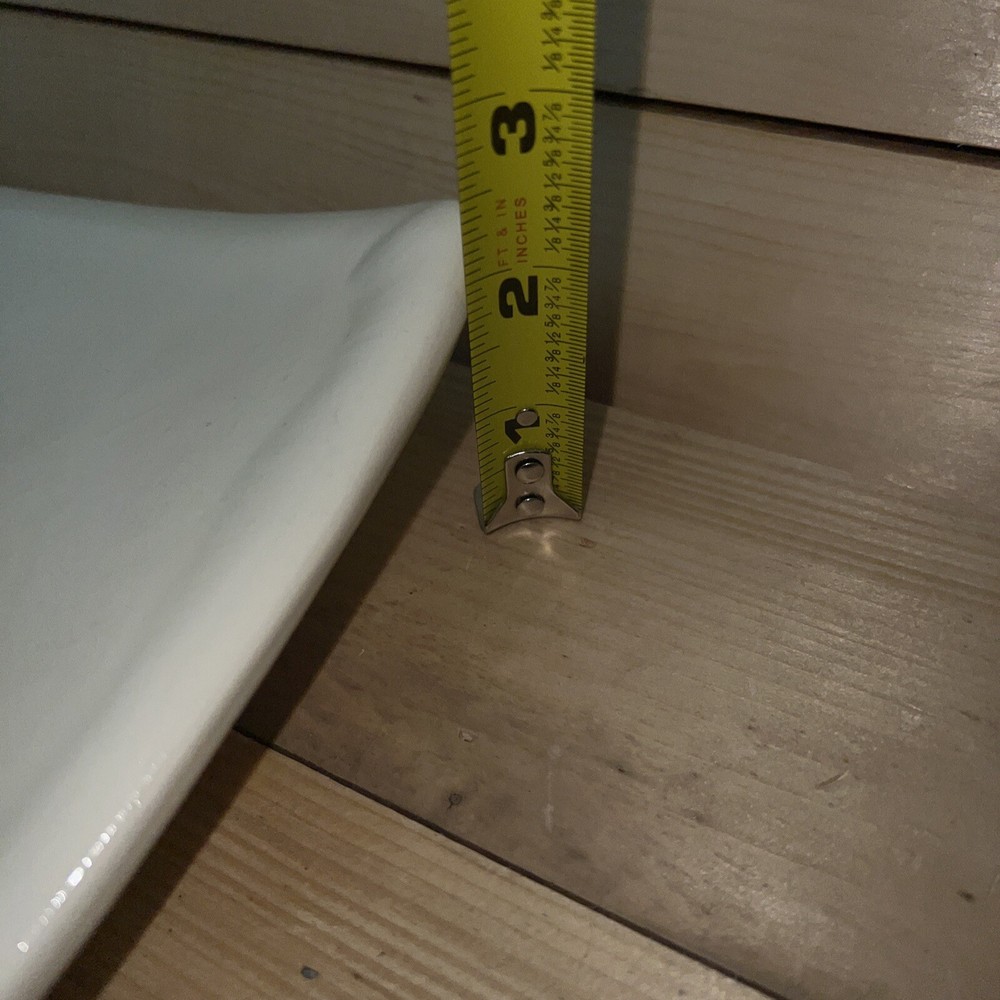 Pottery Ikebana Ware White Square Flat Vase Flower Server