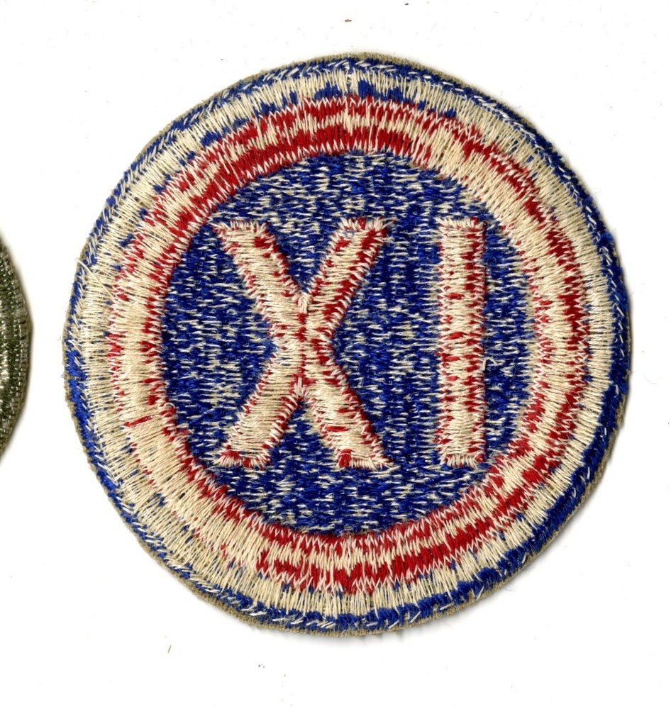 IX Corps White Back Patch WWII Vintage Pacific Theater