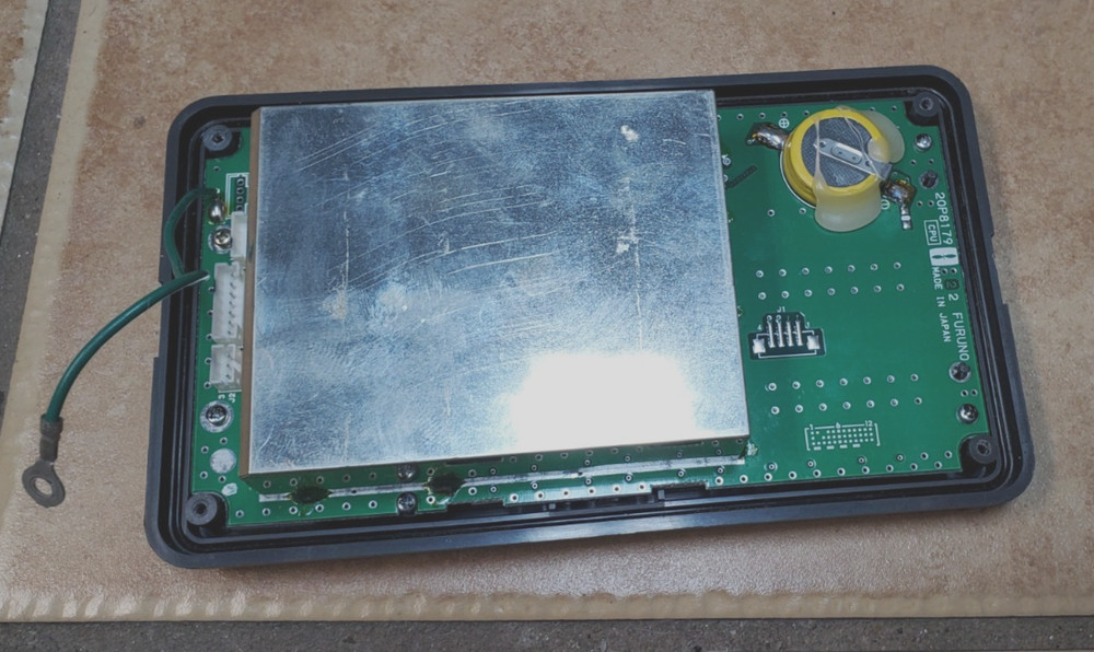 Furuno RD30 Front Panel With LCD PC Board Assembly Some Lines Missing In LCD