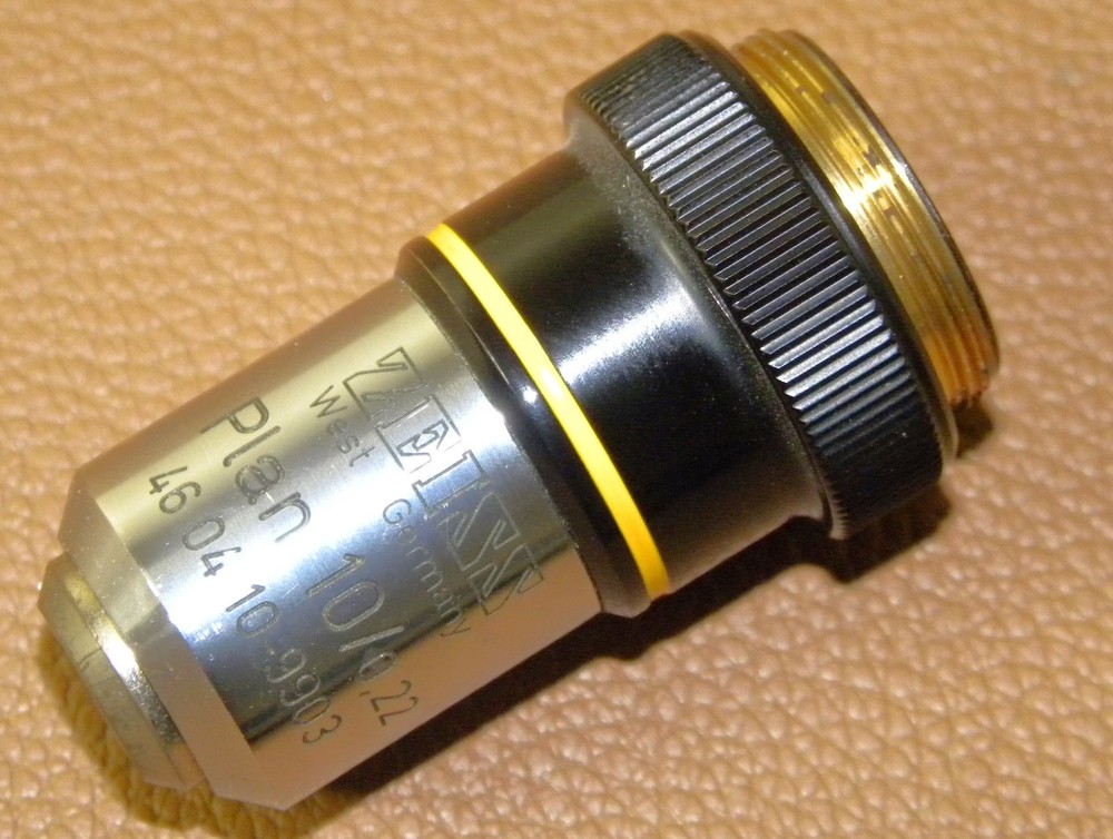 Zeiss Microscope Objective Plan 10/0.22 46 04 10-9903