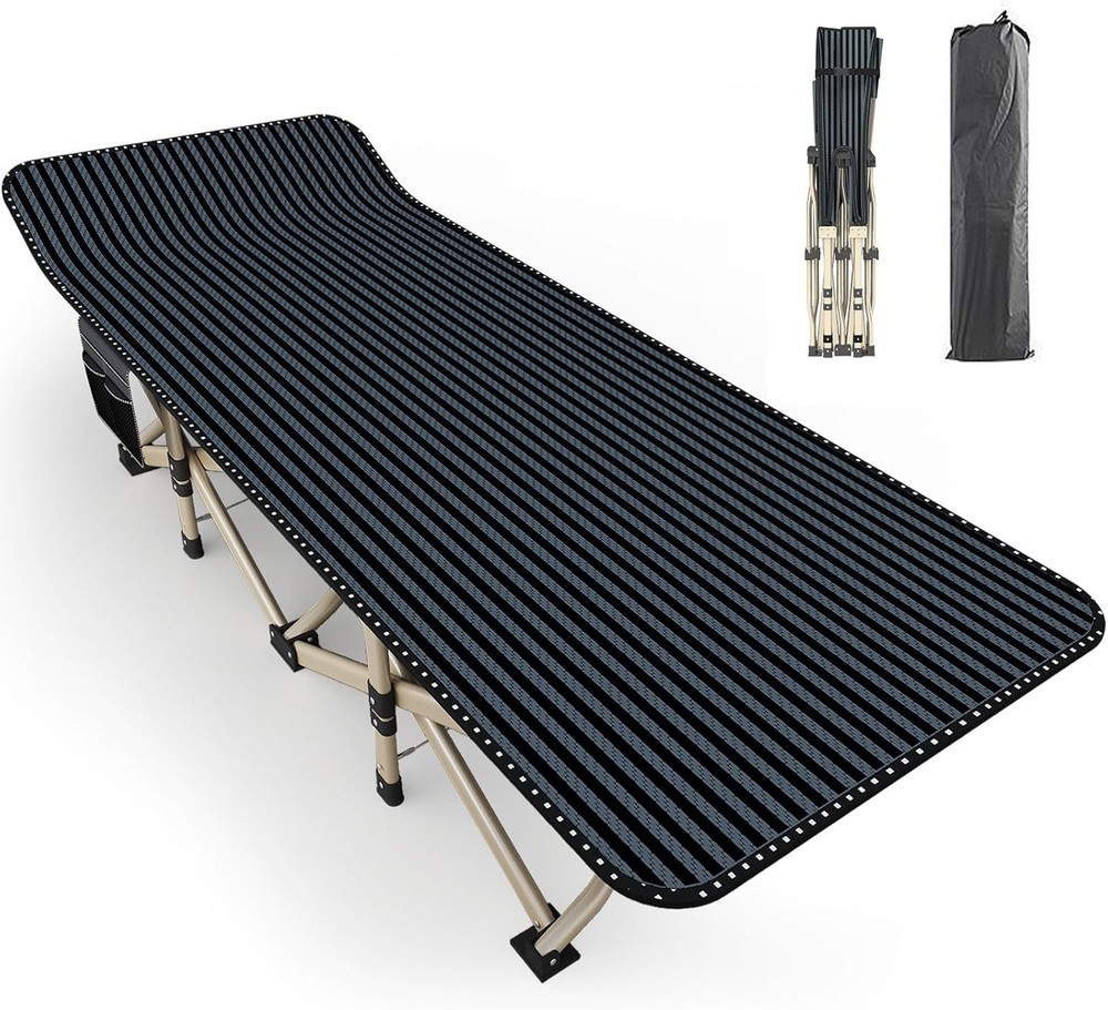 Camping Cot Adults Comfortable Tent Folding Cot Sleeping Lightweight Folding Bed