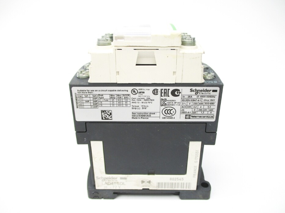 SCHNEIDER ELECTRIC LC1D096ND 60VDC UNMP
