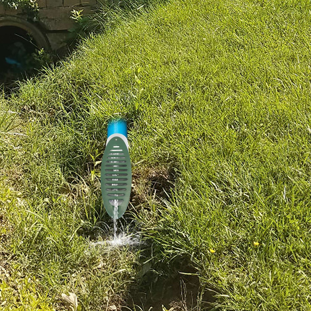 4" Angled Drain Emitter for Downspout Extensions, Gutter Drainage Pipe