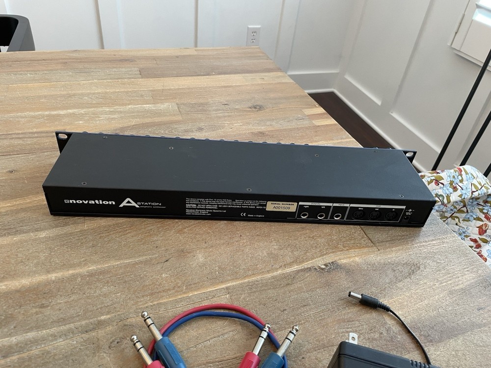 Novation A-Station Polyphonic Synthesizer Rackmount Sound Module NICE FREE SHIP!