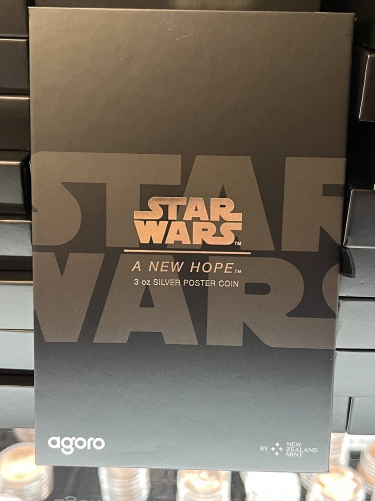 2024 Star wars A New Hope 3oz Silver Poster Coin