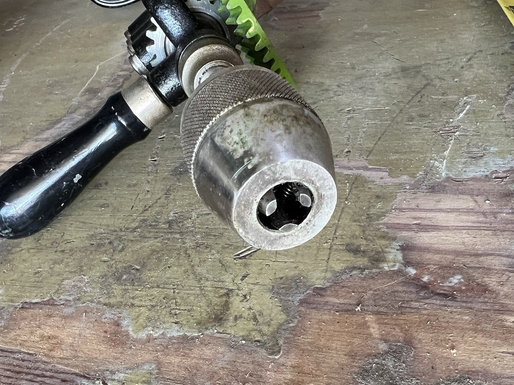 Vintage Cast Iron Hand Drill / Breast Drill